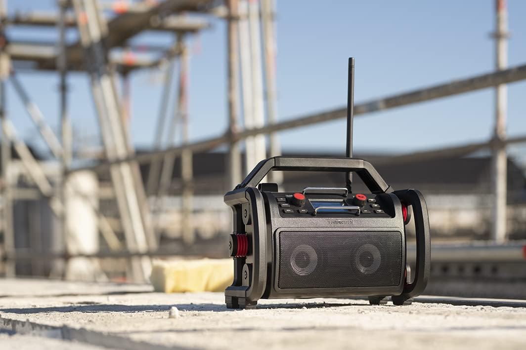 Baustellenradio Rockpro mit DAB+ und Bluetooth