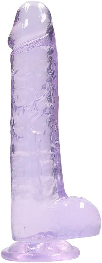 Crystal Clear Dildo REA092, Purple 8