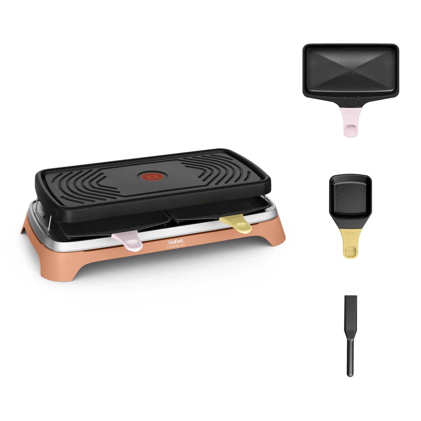 Multifunktions-Raclette RE650J10 für 8 Personen