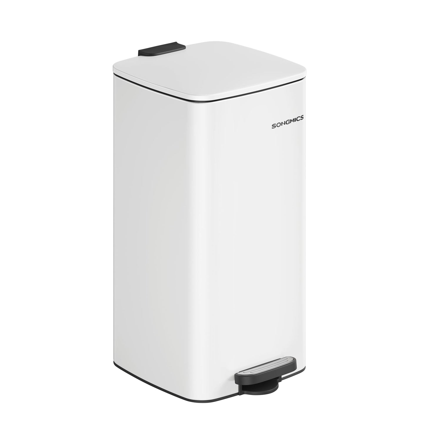 Tretmülleimer mit Inneneimer und Softclose, LTB593W02, wolkenweiss 30 L