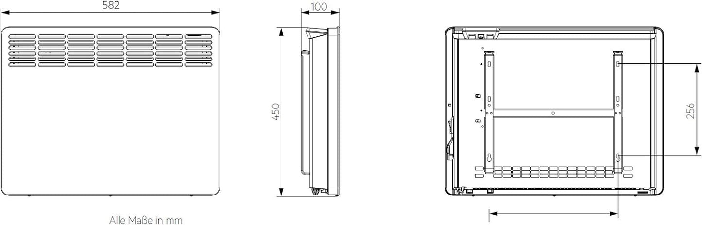WKL 1505, für ca. 20 m², Metallgehäuse ohne 120-Min.-Timer