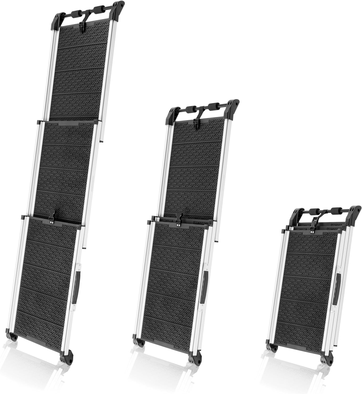 Ausziehbare Hunderampe, Black