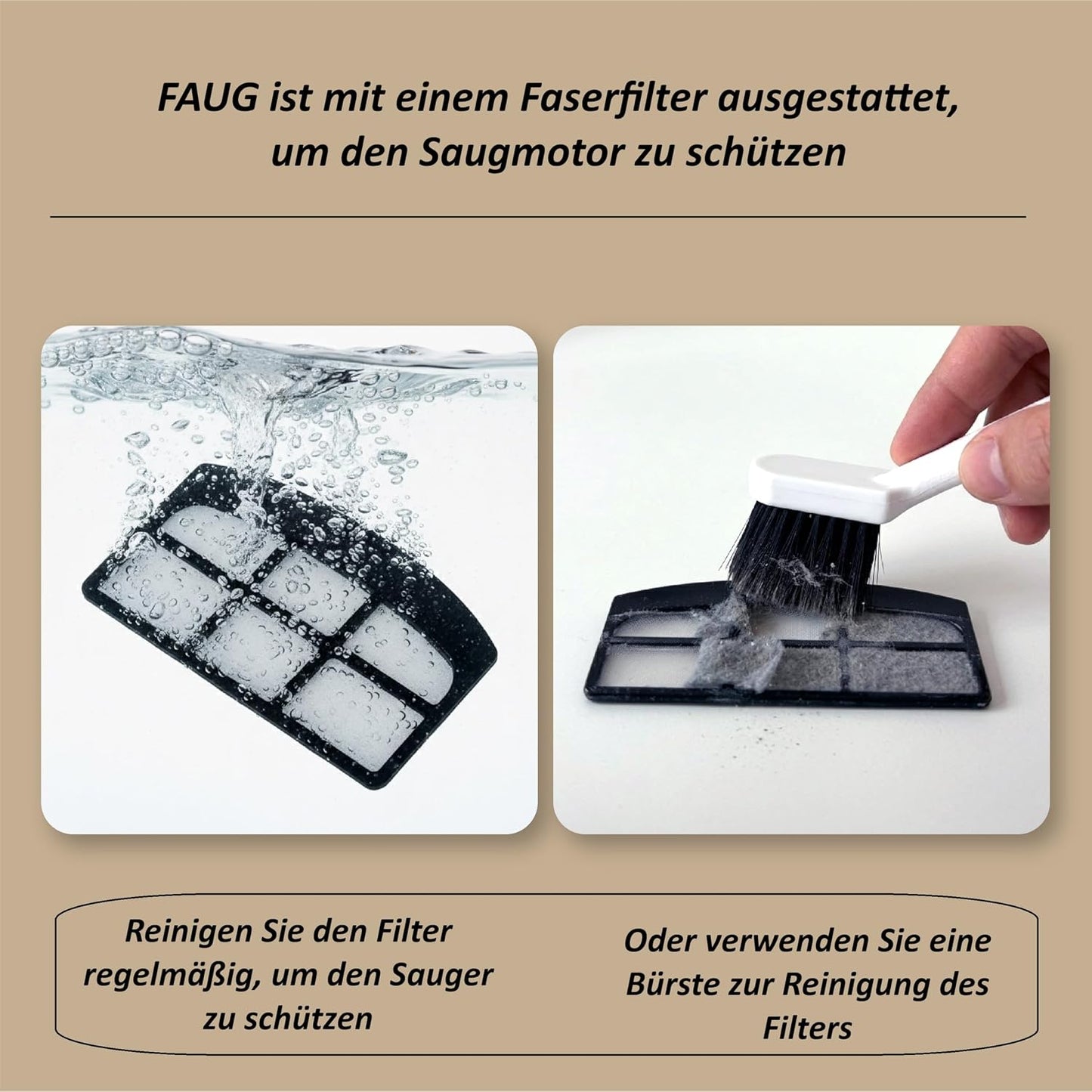 Dampfbügler mit Saugfunktion, Teflonsohle, 1500W