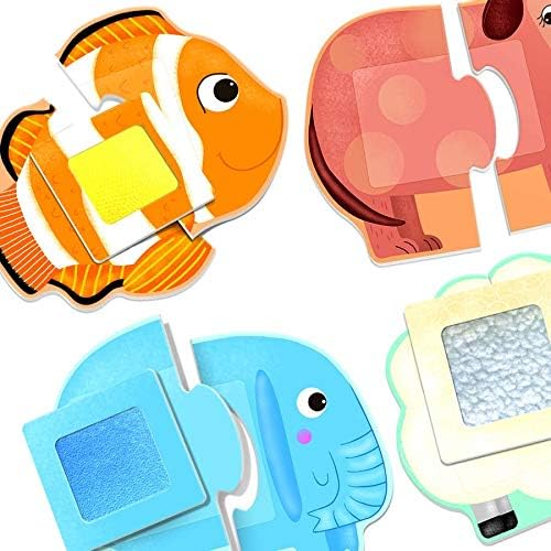 Tierfiguren Montessori-Puzzle, Large ; Mehrfarbig