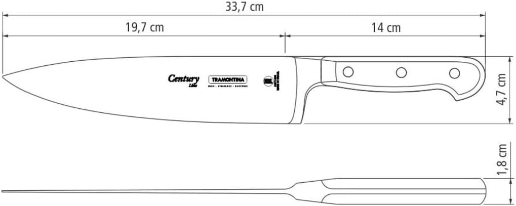 Century Kochmesser, Kochmesser 20 cm