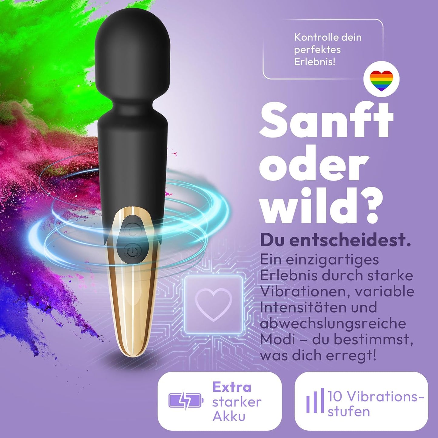 Vibrator mit Fernsteuerung & 10 Modi