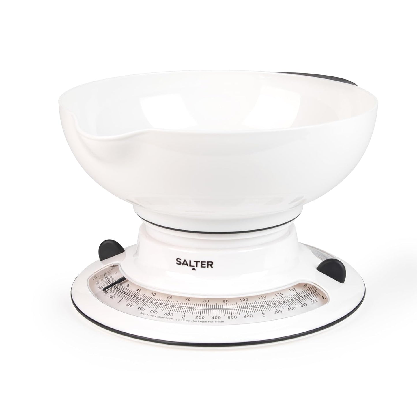 Mechanische Küchenwaage mit Schüssel (4kg Kapazität), Aquaweigh Mechanical 4kg Küchenwaage