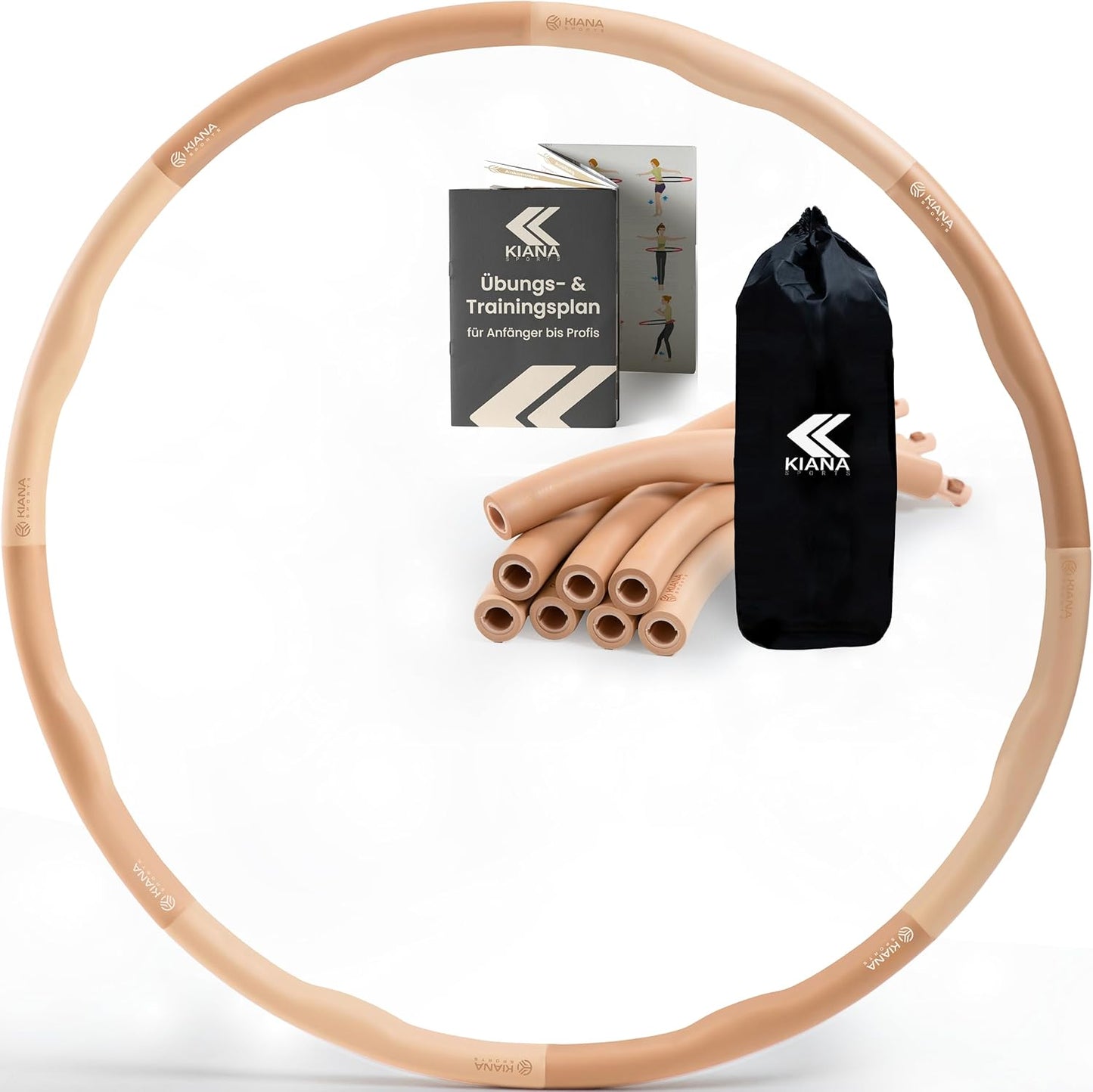 Hula Hoop Reifen für Erwachsene, Braun