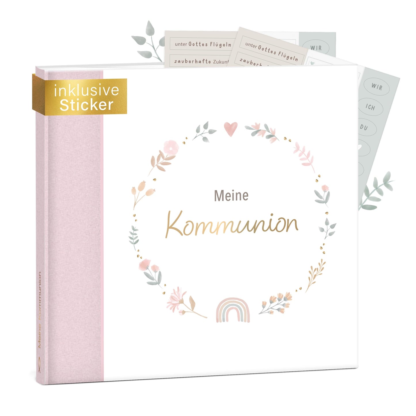 Kommunion Gästebuch, Rosa
