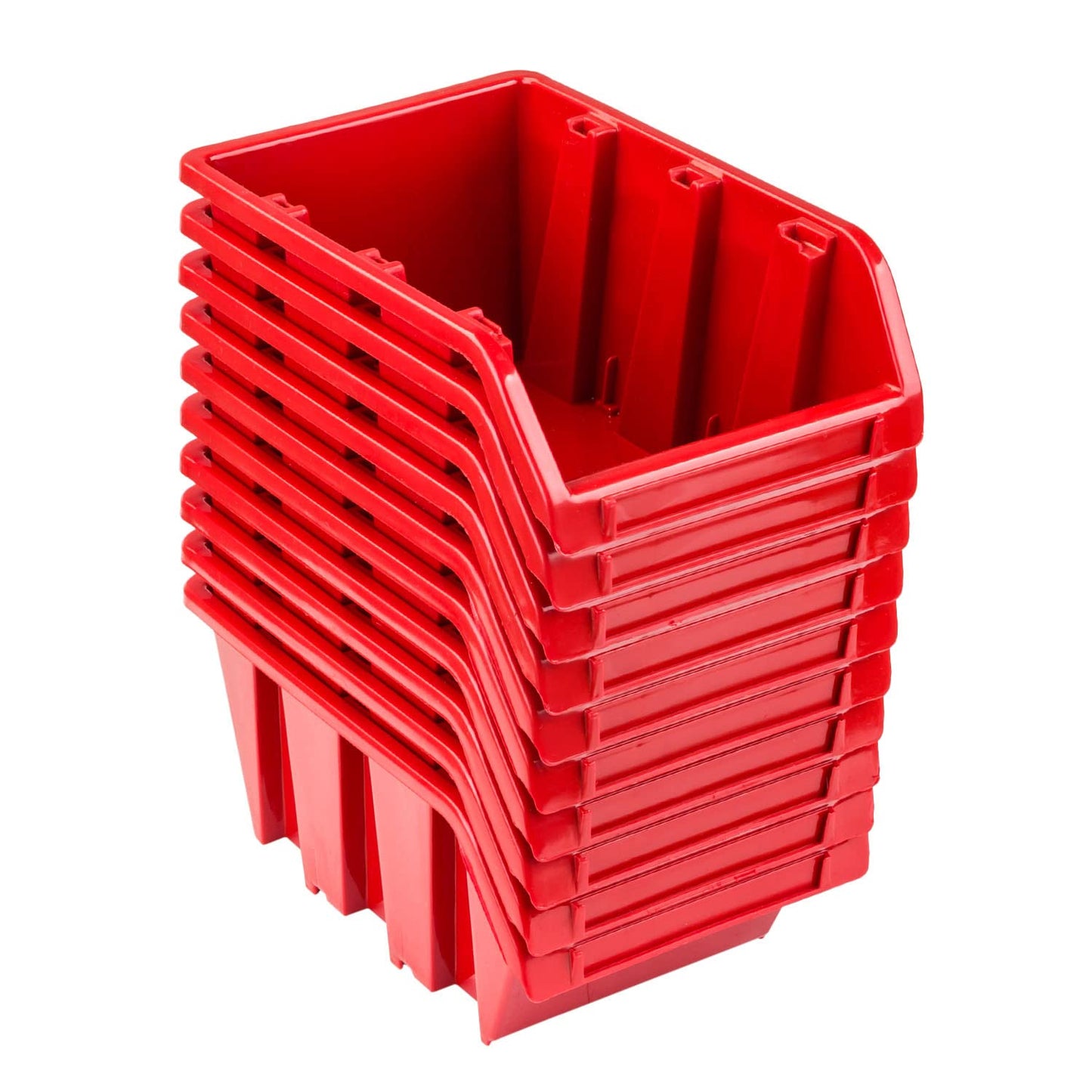 Stapelboxen-Set, 10x Rot