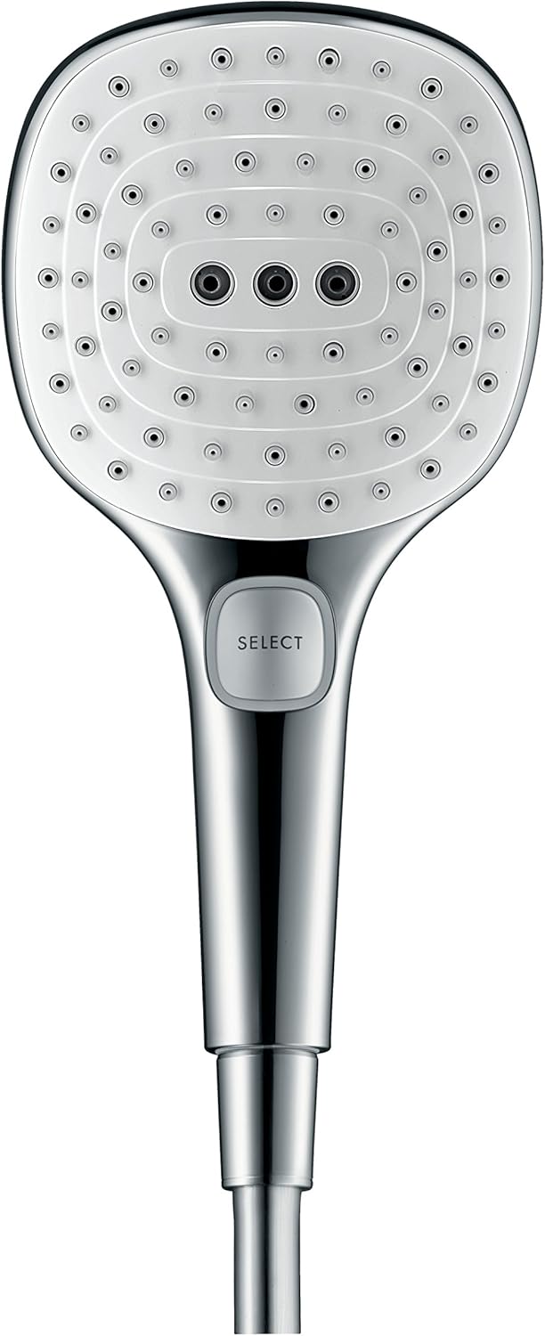 Duschkopf Raindance Select E 120, Weiss/Chrom / 3 Strahlarten