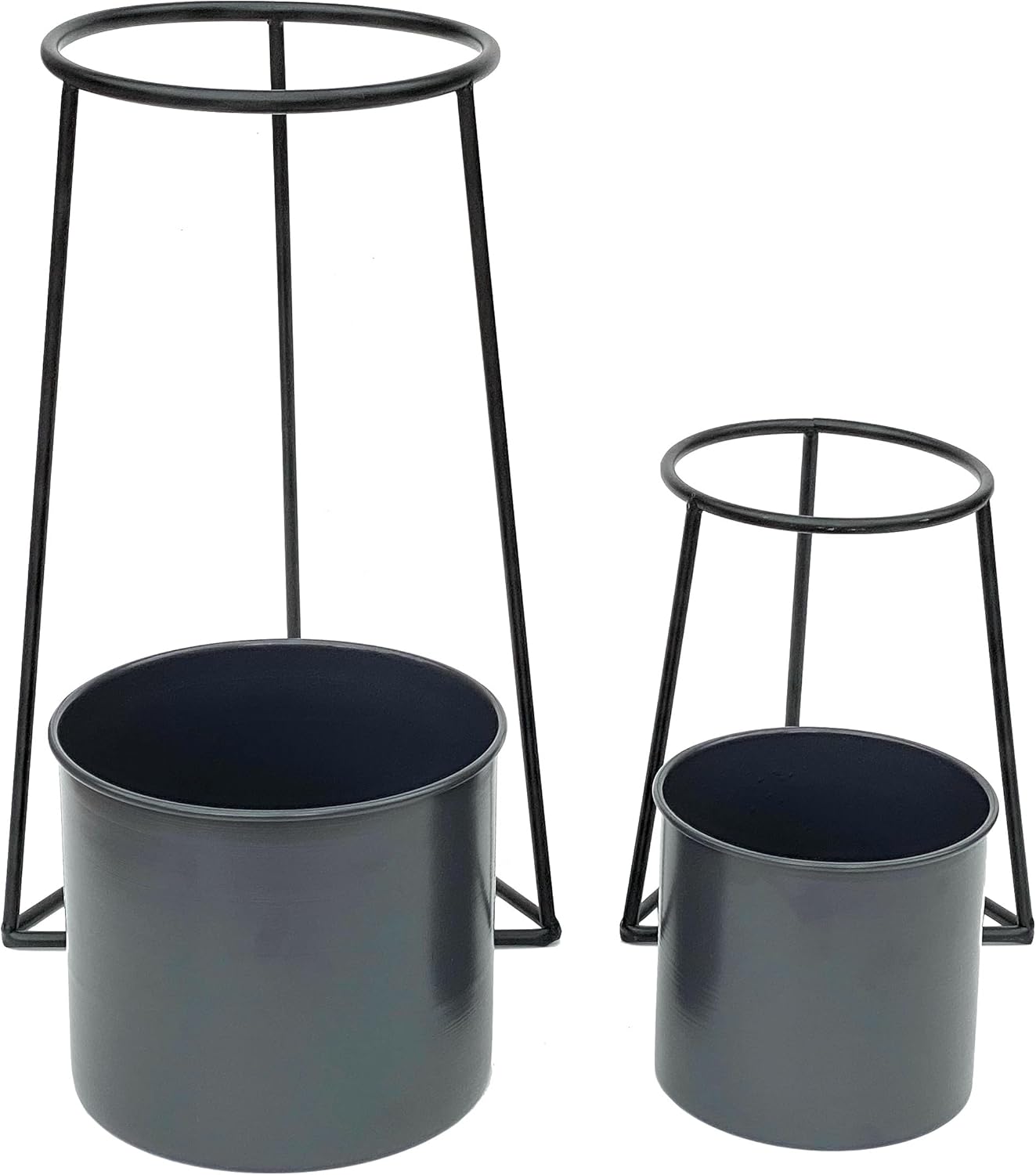 2er-Set Blumenhocker mit Topf 96052