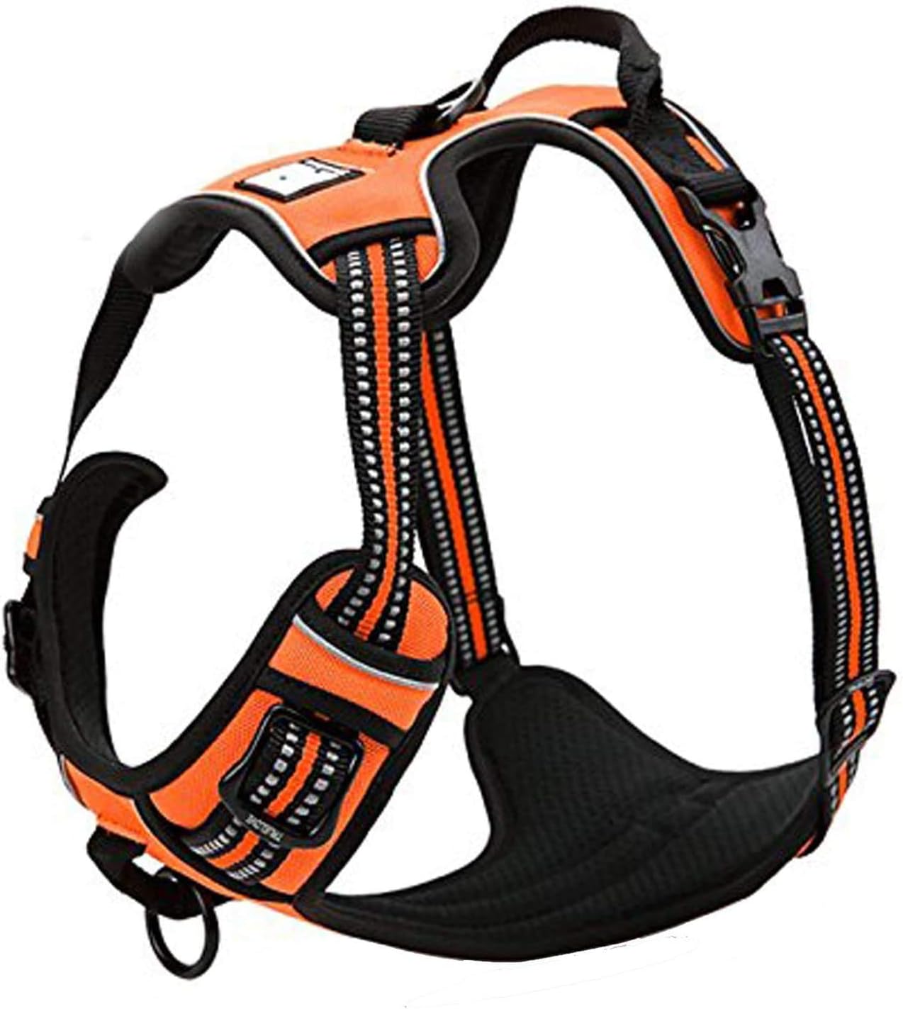 Hundegeschirr TLH5651 gegen Zerren, reflektierend, XL Orange