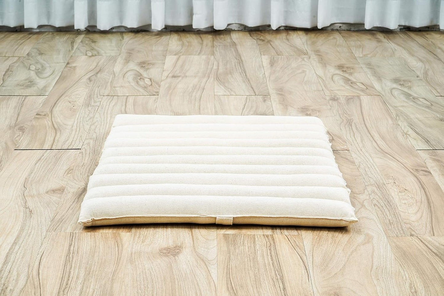 Meditationsset mit Kissen Zafu & Matte Zabuton, Cl01 - Naturweiß