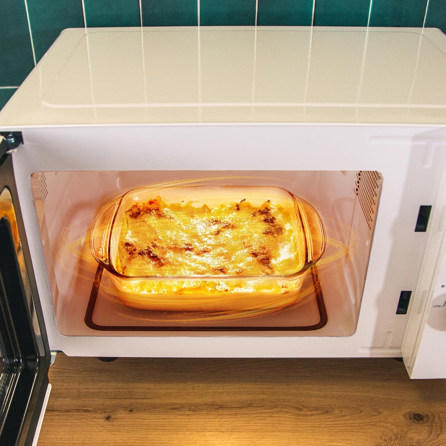 Mikrowelle mit Grill und 3DWave-Technologie, Weiss | Grill | Schwarze Tür