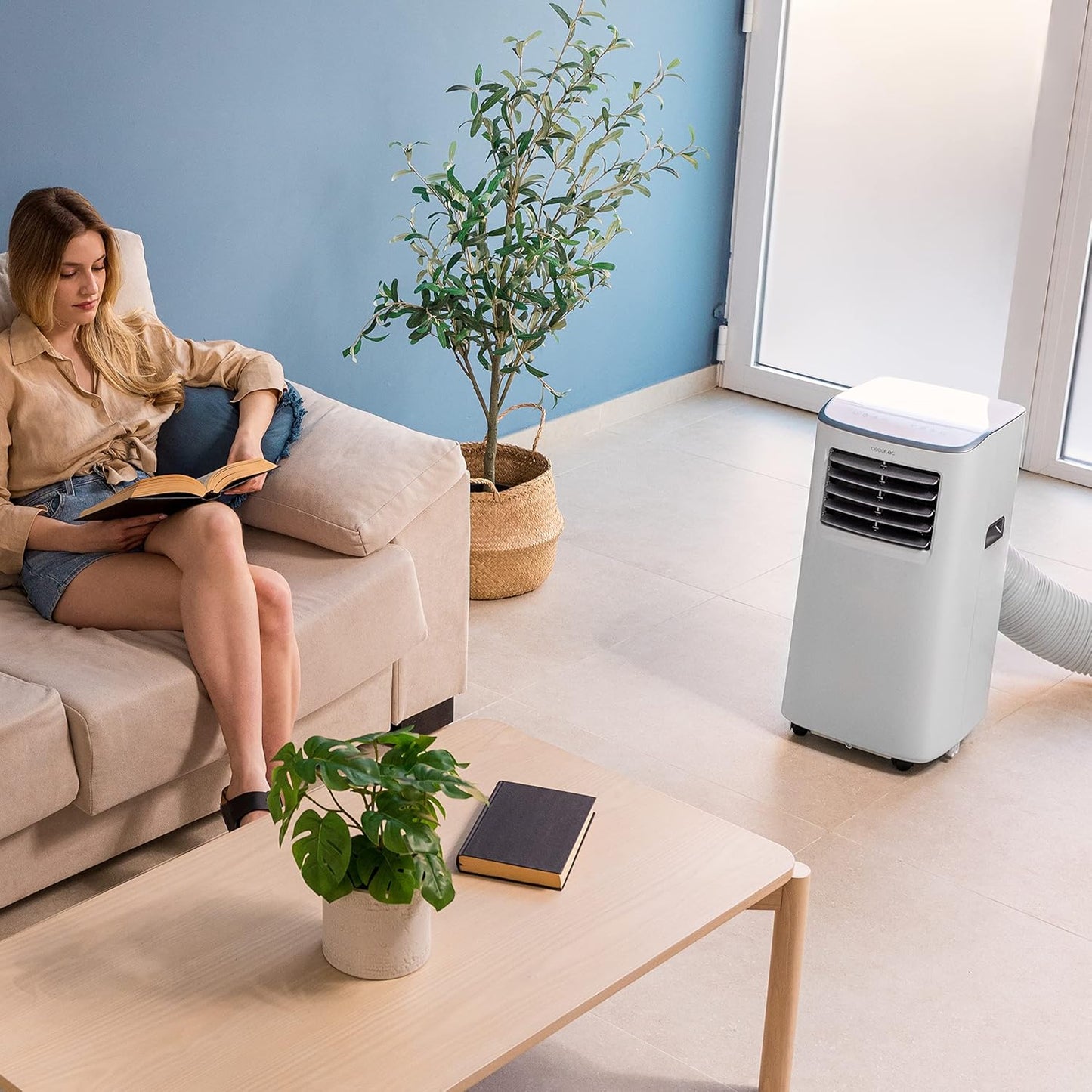 Tragbare Klimaanlage Forceclima 7400 Touch mit Fernbedienung, Fernbedienung + Touch, Standardlieferung