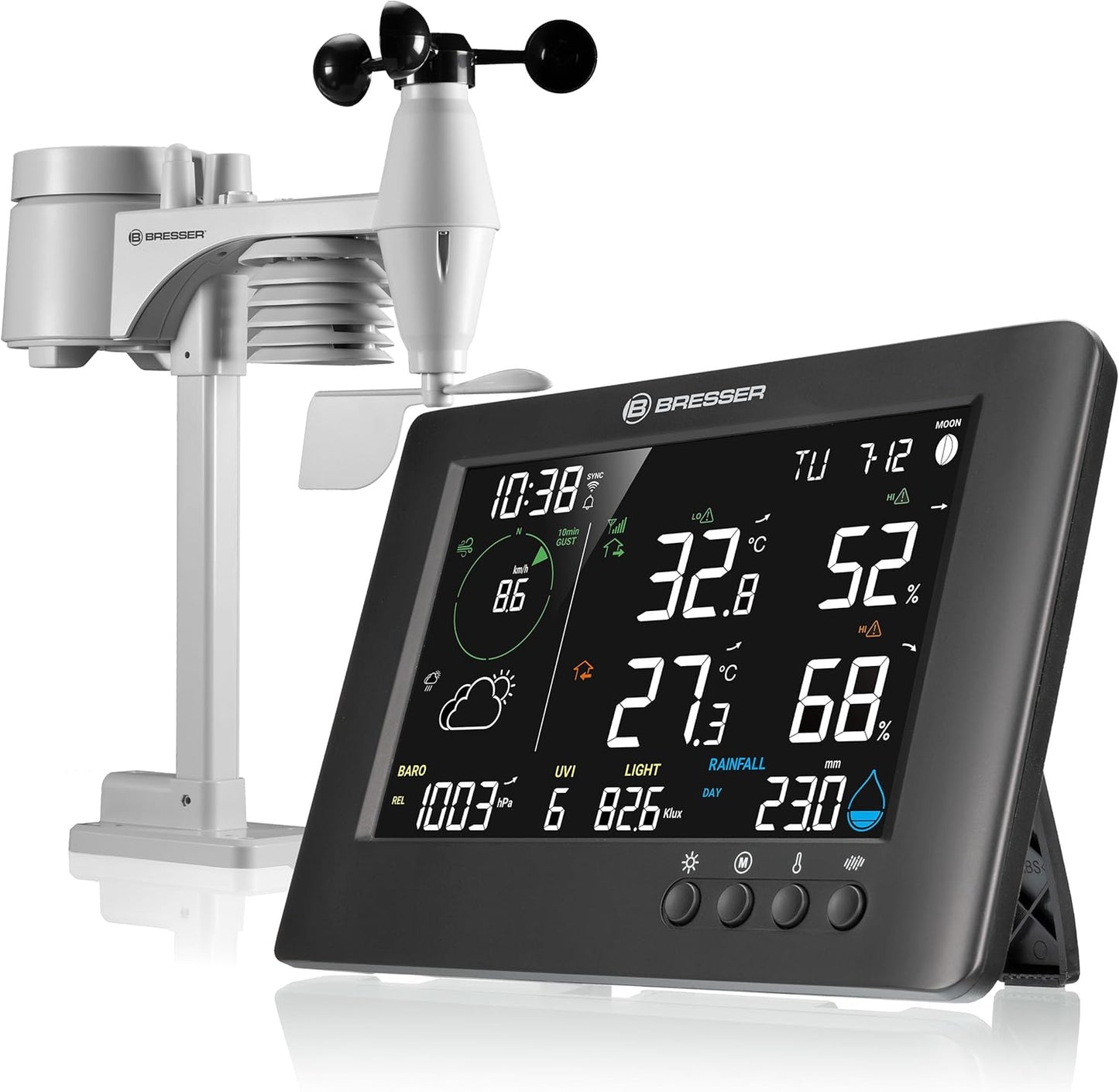 Wetterstation mit Multi-Sensoren