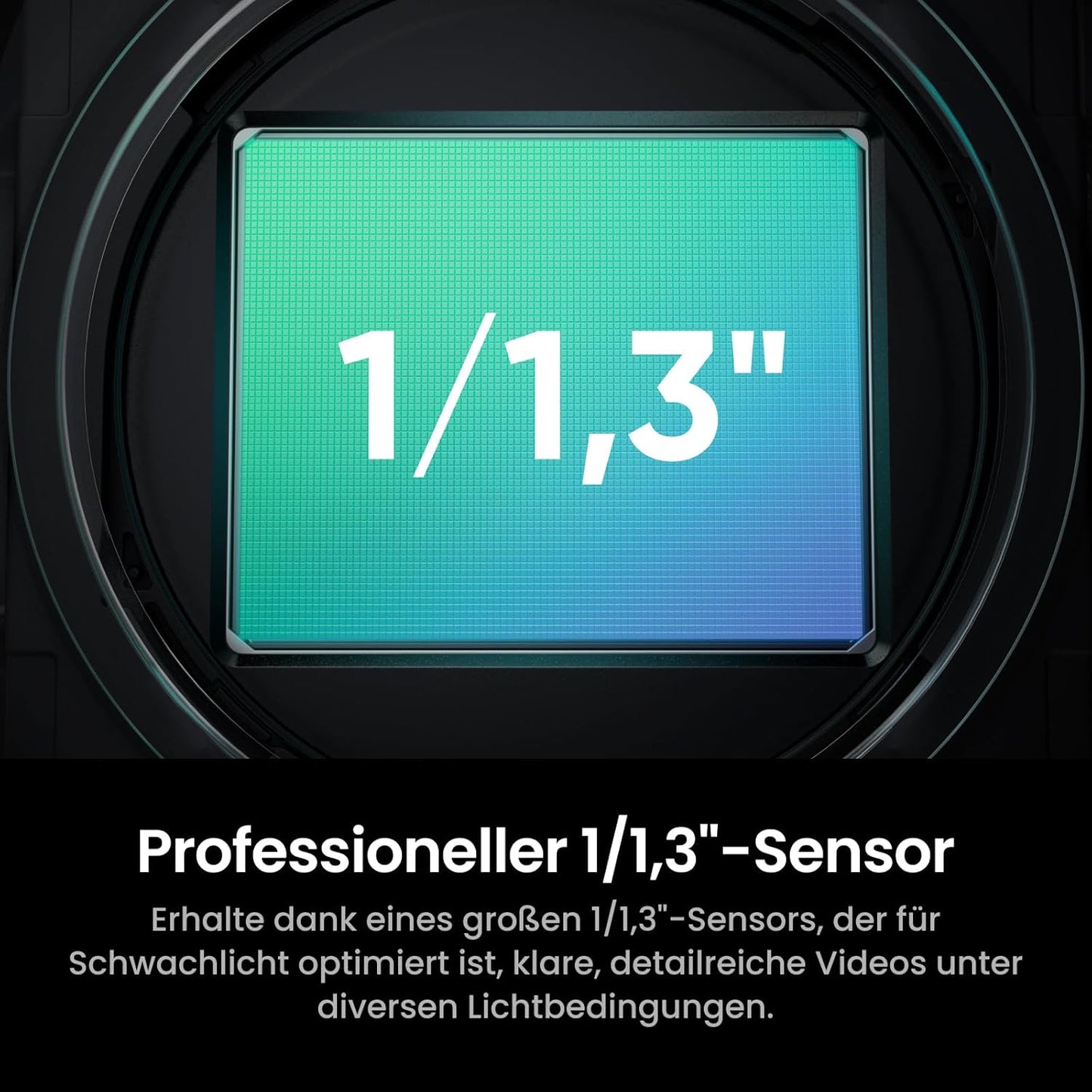 PTZ-Webcam Link 2 Pro, Graphitschwarz Standard-Bundle