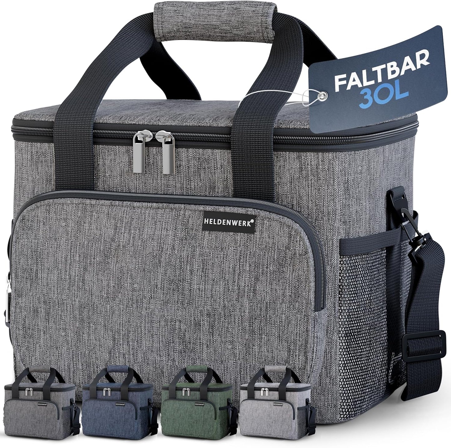 Kühltasche, Dunkelgrau 30L