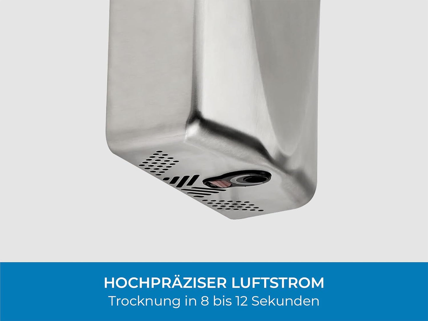 Vandalismusbeständiger Handtrockner Blade