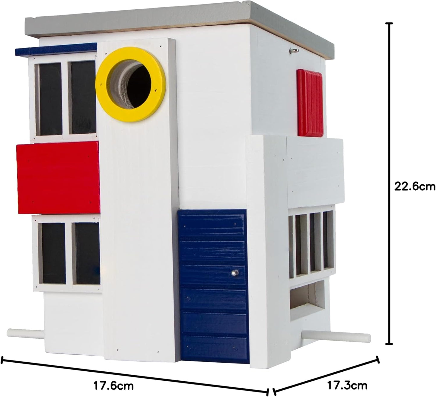 Vogelfutterhaus und Nistkasten