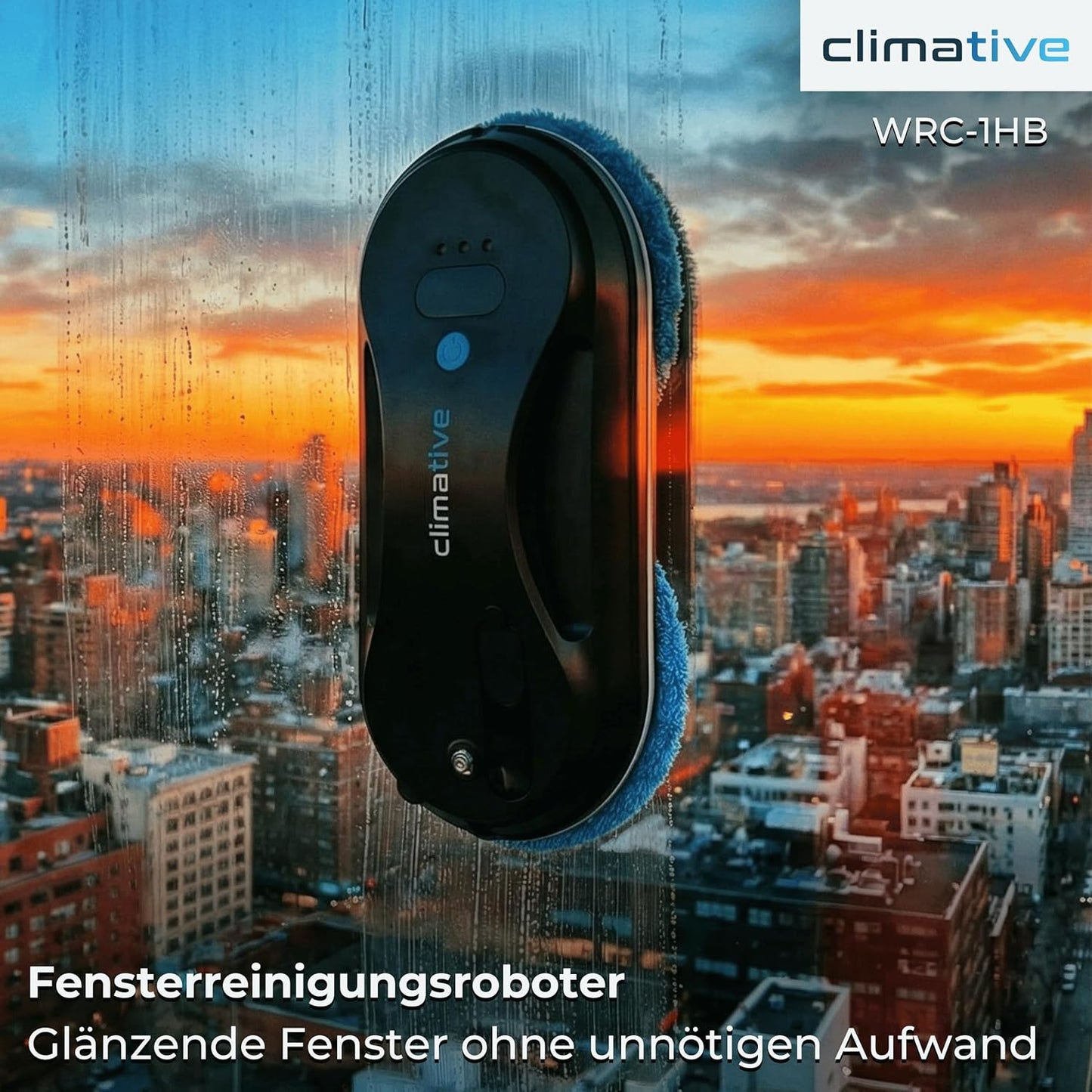 Fensterputzroboter mit Ultraschall-Sprühfunktion, Fensterroboter