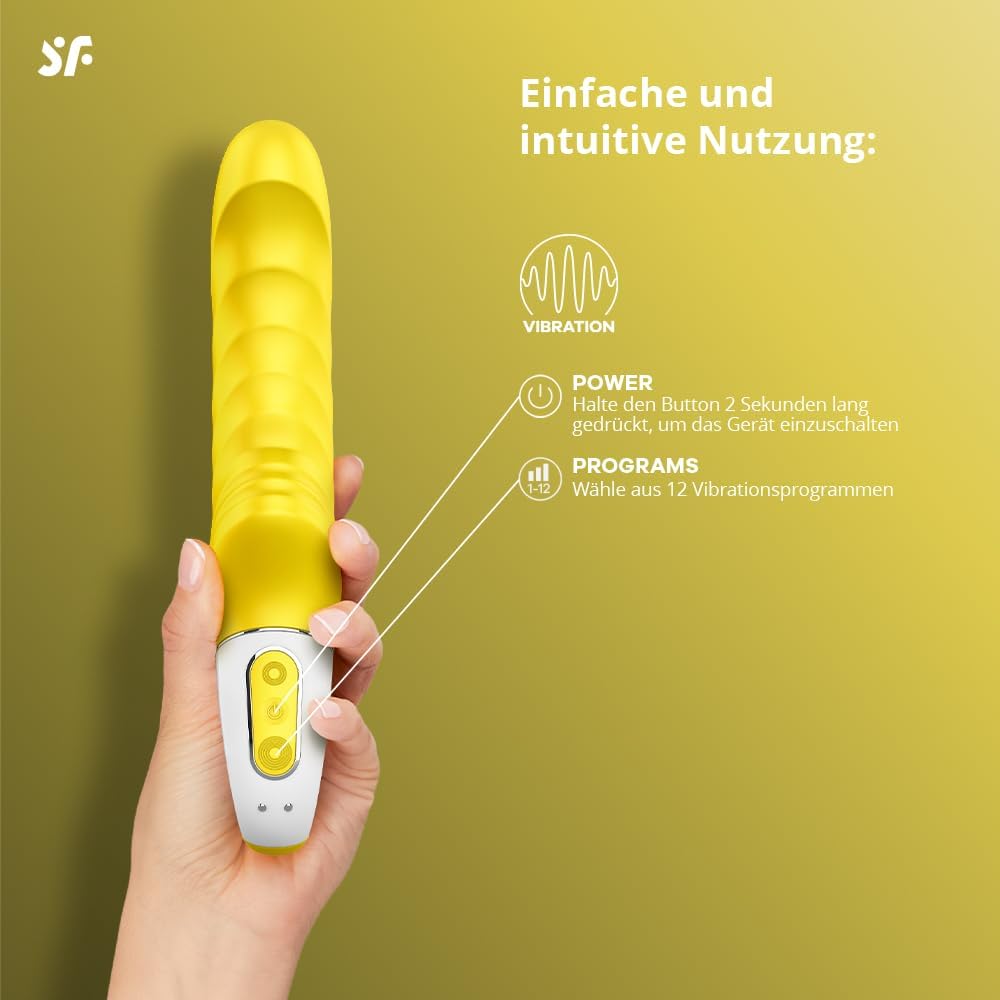 G-Punkt Dildo Vibrator Yummy Sunshine mit 12 Vibrationsmodi, Yummy Sunshine