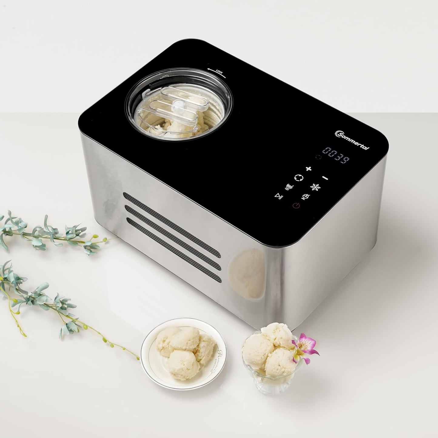 Eiscreme Maschine ICE1500 mit Kompressor