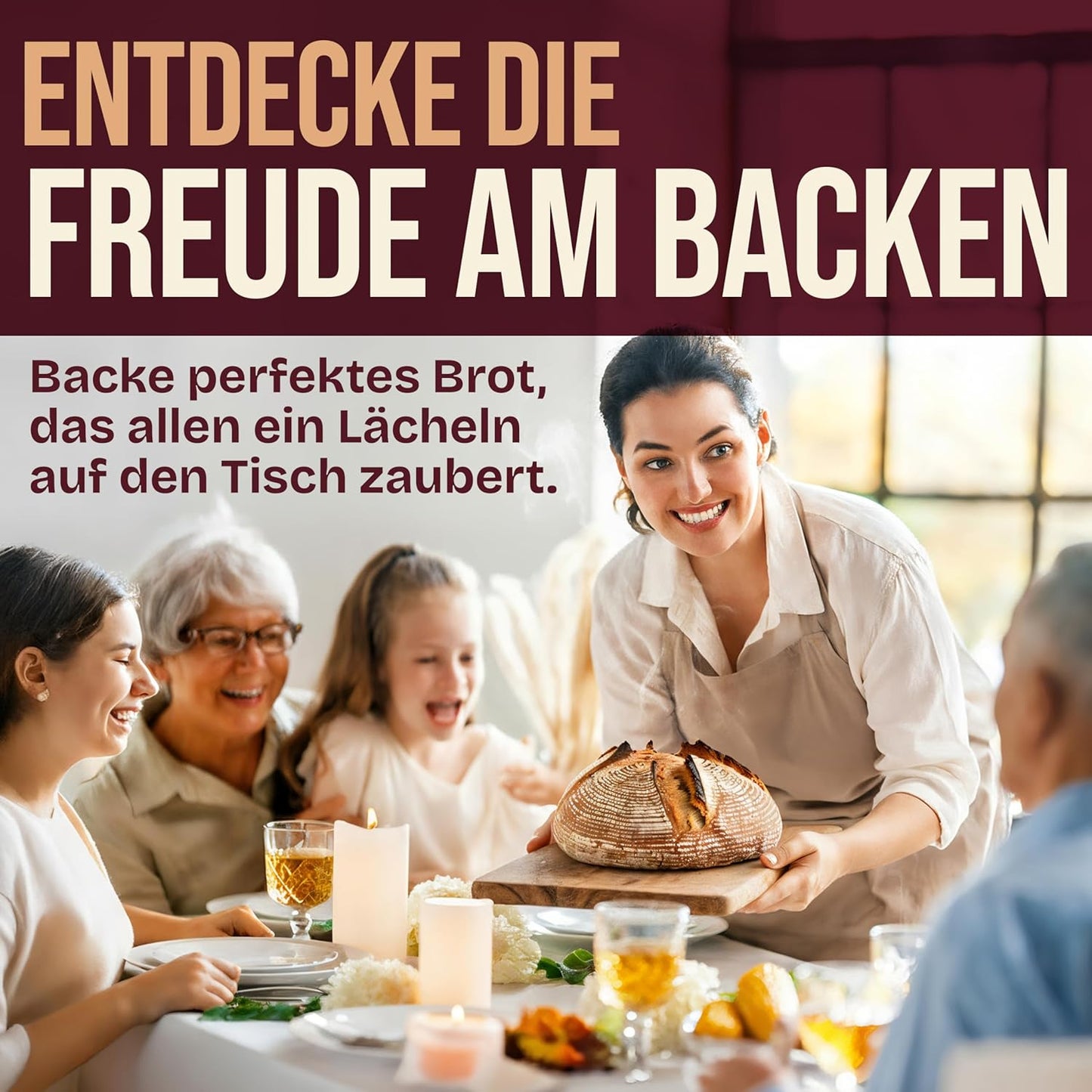 Gärkörbchen-Set, Klassisches Rundset – 7-teilig