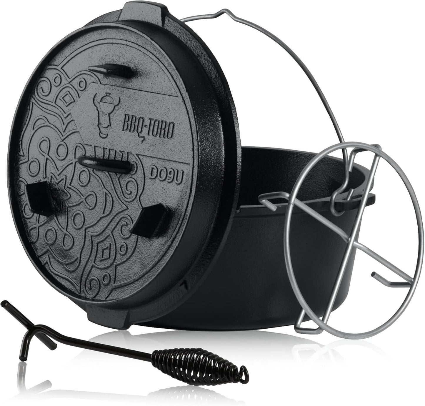 Dutch Oven DO9U mit Pro3+ Beschichtung, 9,0 Liter (DO9U) / Topf ohne Füsse