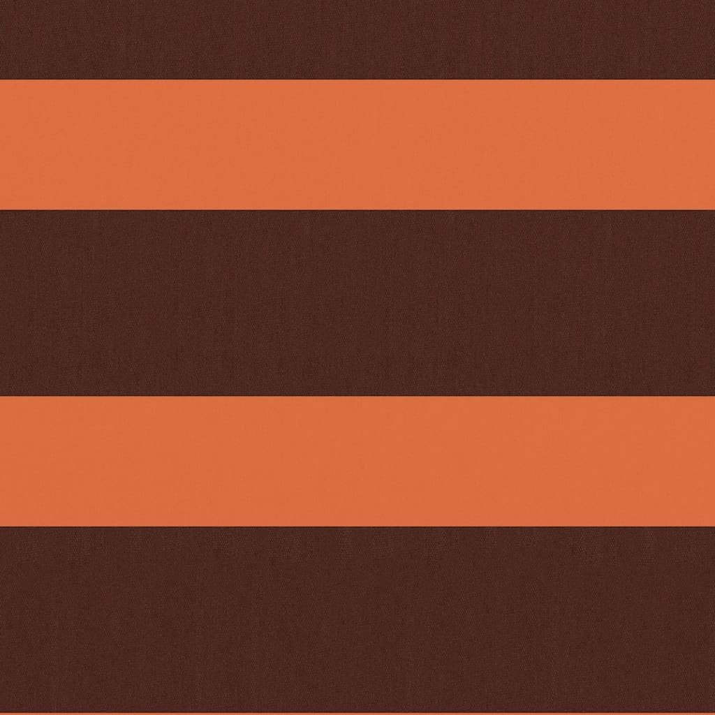 Balkonumspannung, 120 x 600 cm Orange und Braun