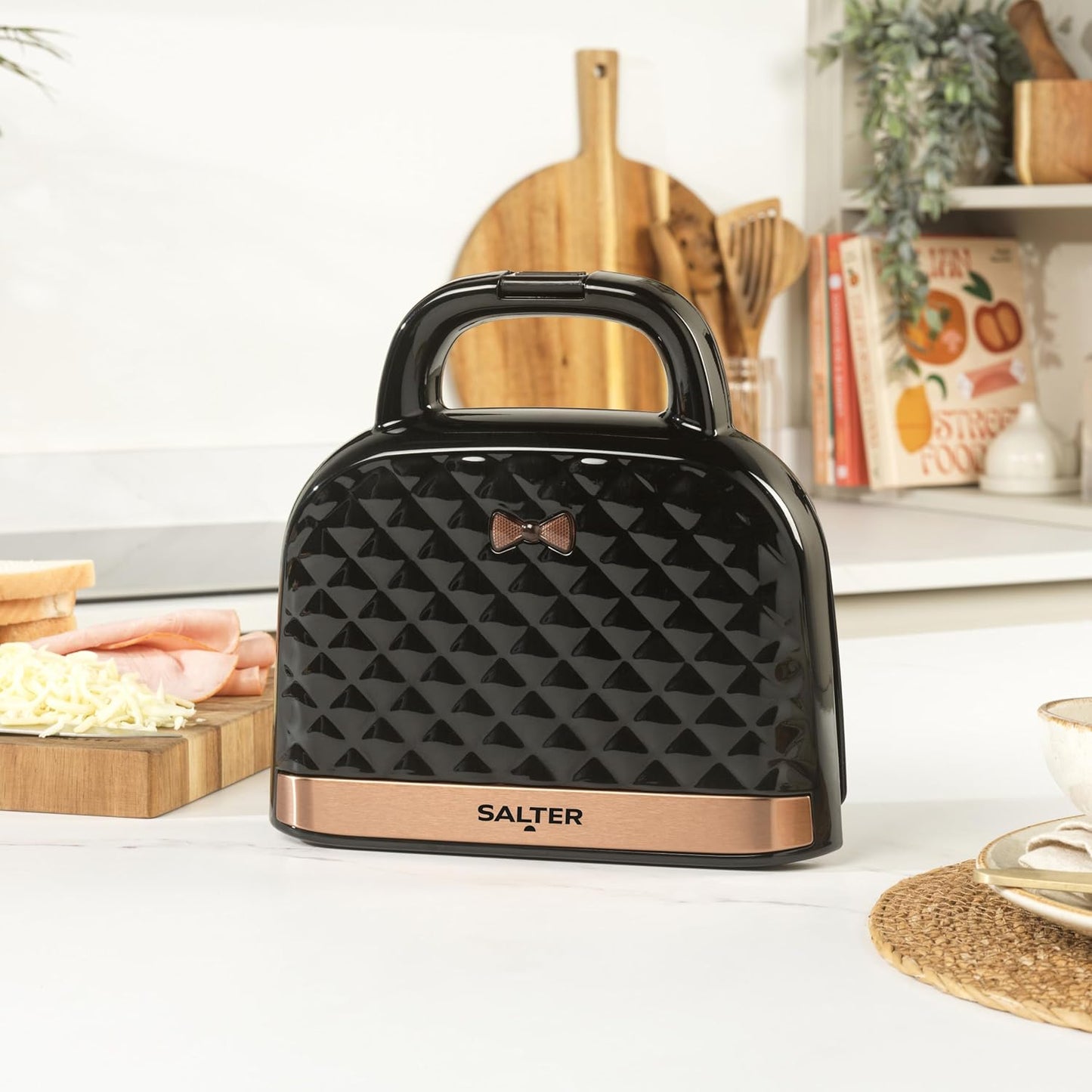 Sandwich-Toaster für 2 Sandwiches, EU Stecker