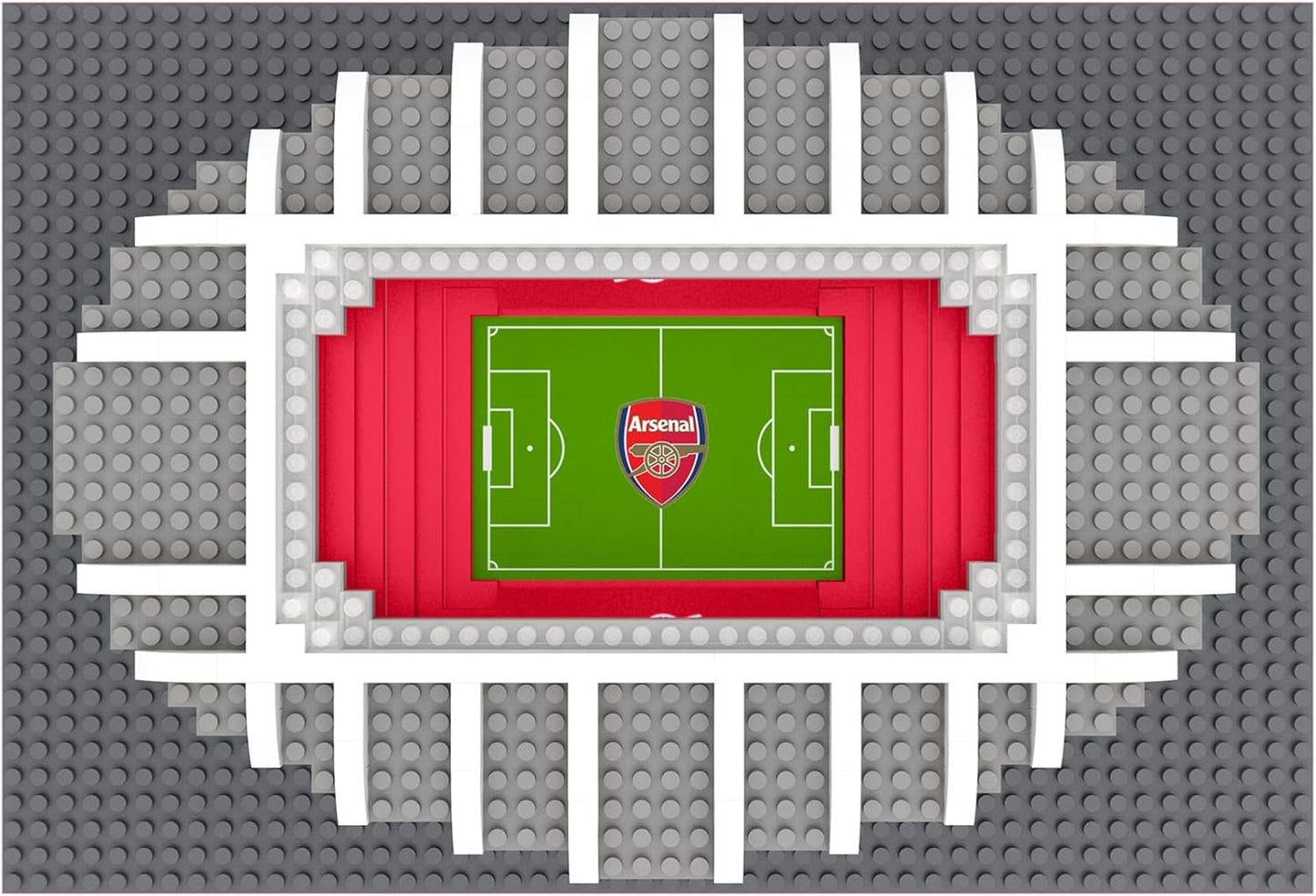 3D-Baustein-Stadion-Set Arsenal FC Emirates, Arsenal Fc (Emirates)