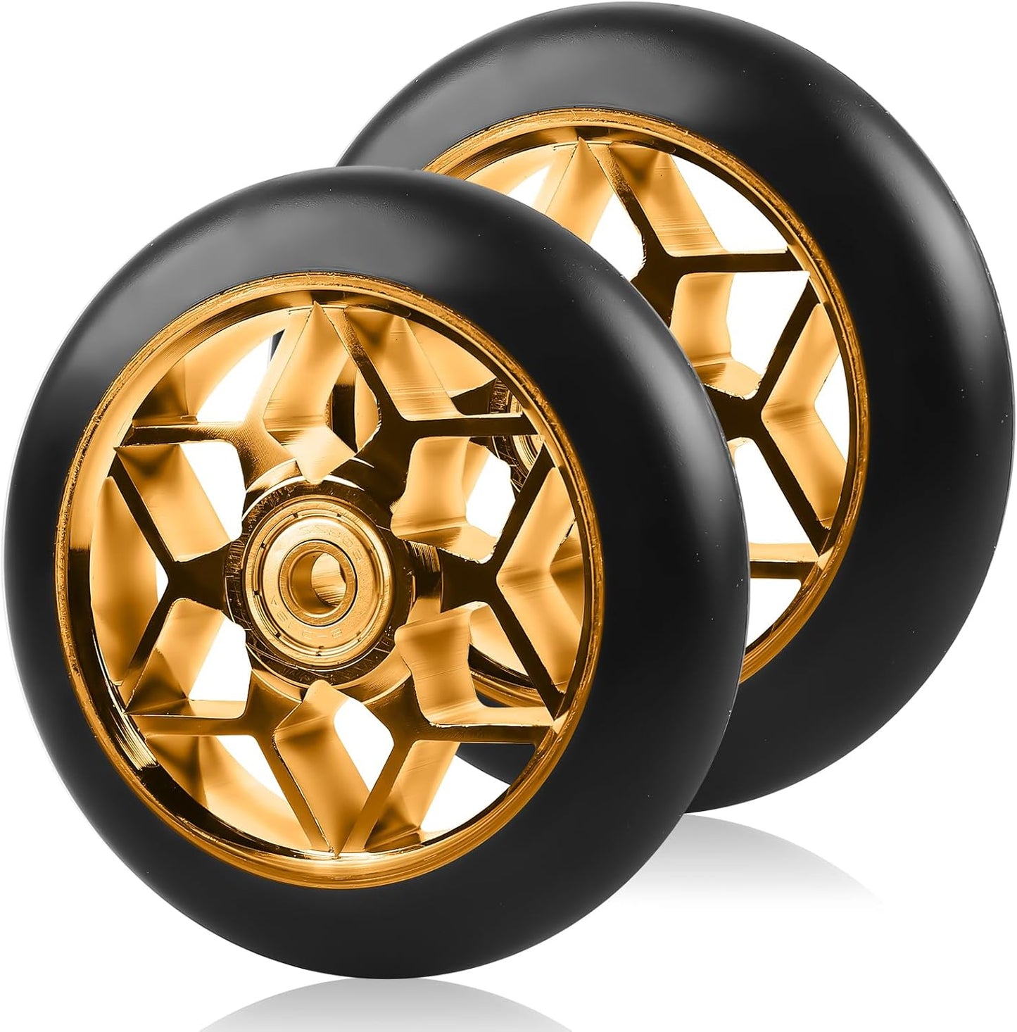 Stunt Scooter Ersatzräder 110 mm, Gold 110 mm
