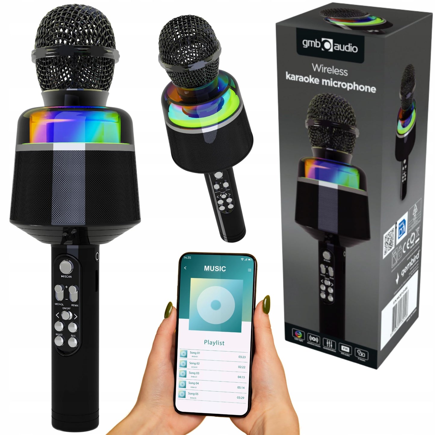 Kabelloses Bluetooth Karaoke-Mikrofon