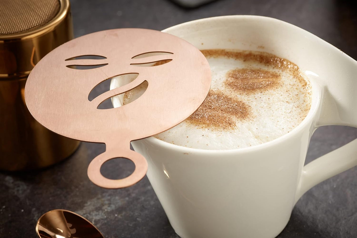 23-teiliges Kaffeezubehör-Set, Kupfer-edition 600 ml