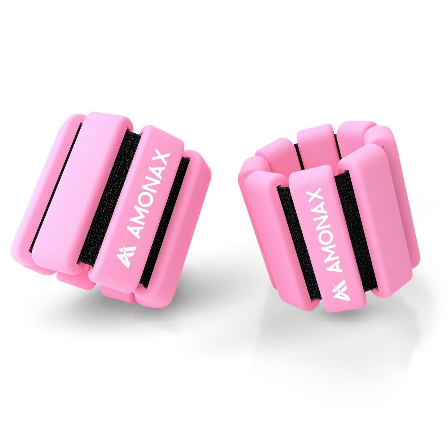 Gewichtsmanschetten-Set, 2x0,5kg, Rosa - 1kg x 2