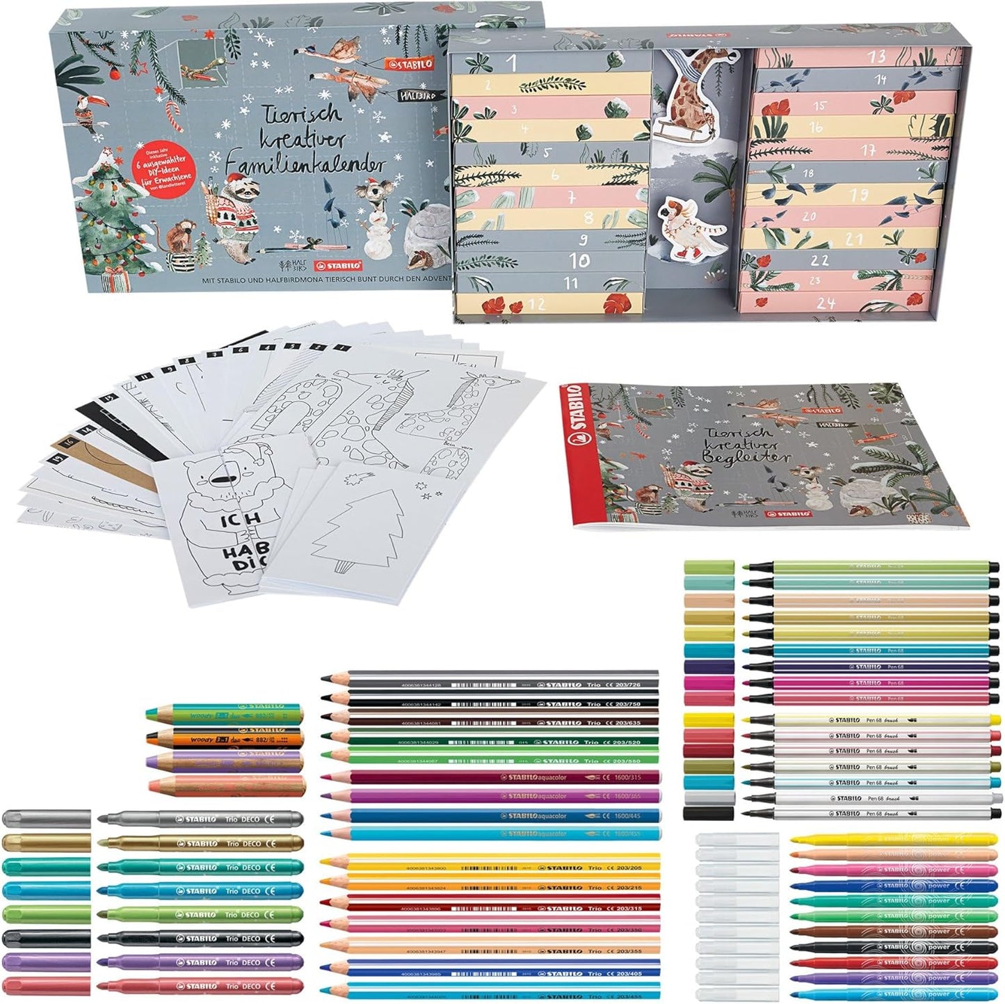 Adventskalender mit über 50 Kreativ-Produkten