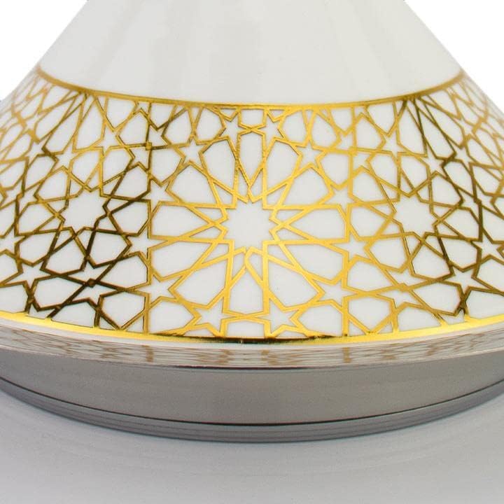 Tajine Set mit Kochbuch und Keramik Kochtopf (26 cm)