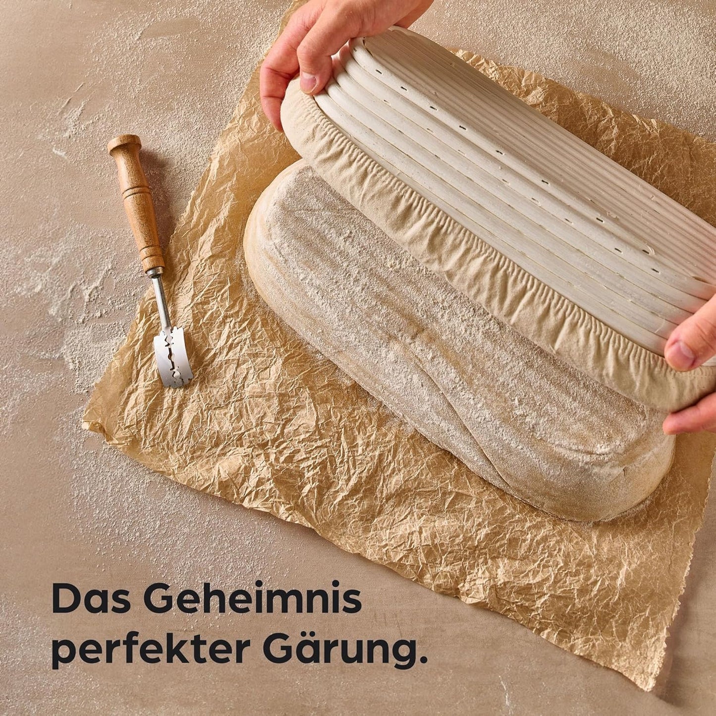 Gärkorb-Set, 35 cm