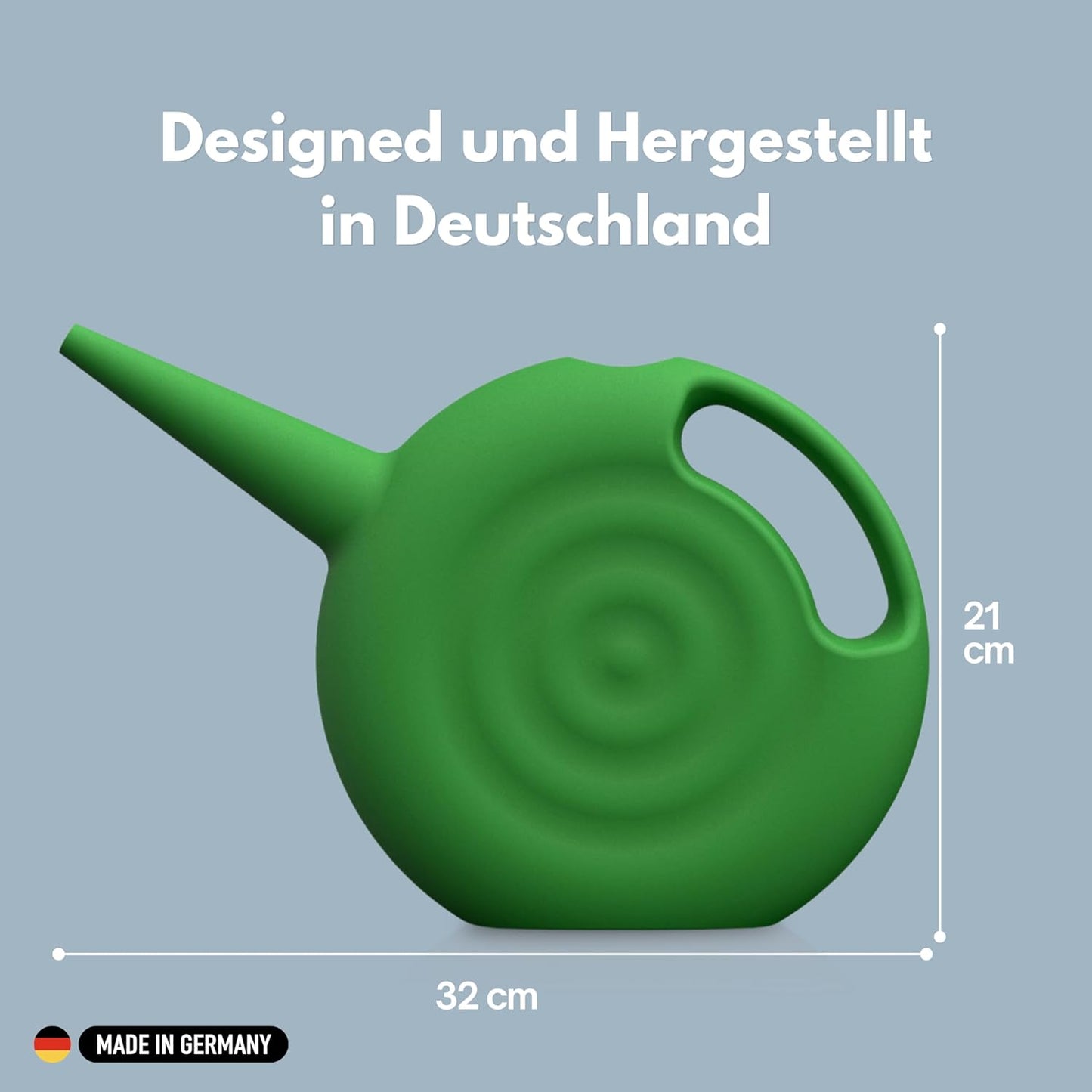 Zimmergiesskanne, Grün