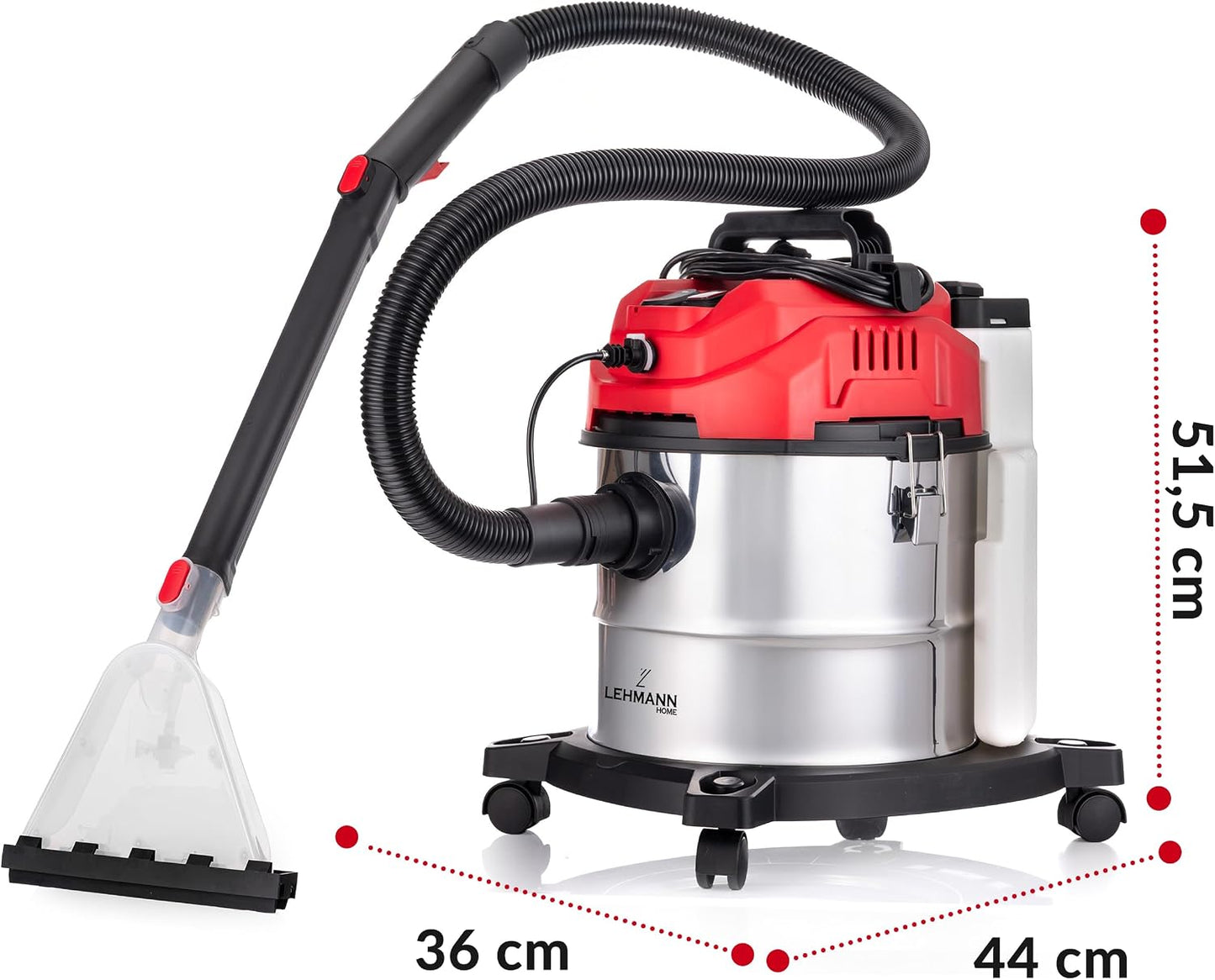 Waschsauger mit 20L-Behälter und HEPA-Filter