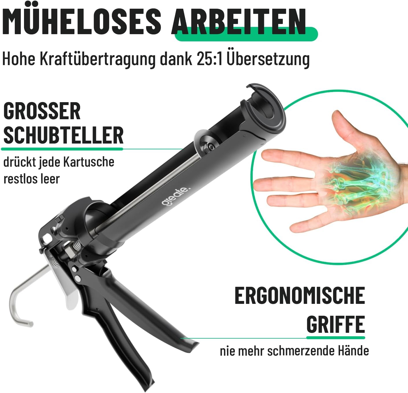 Kartuschenpresse, 2x Kartuschenpresse