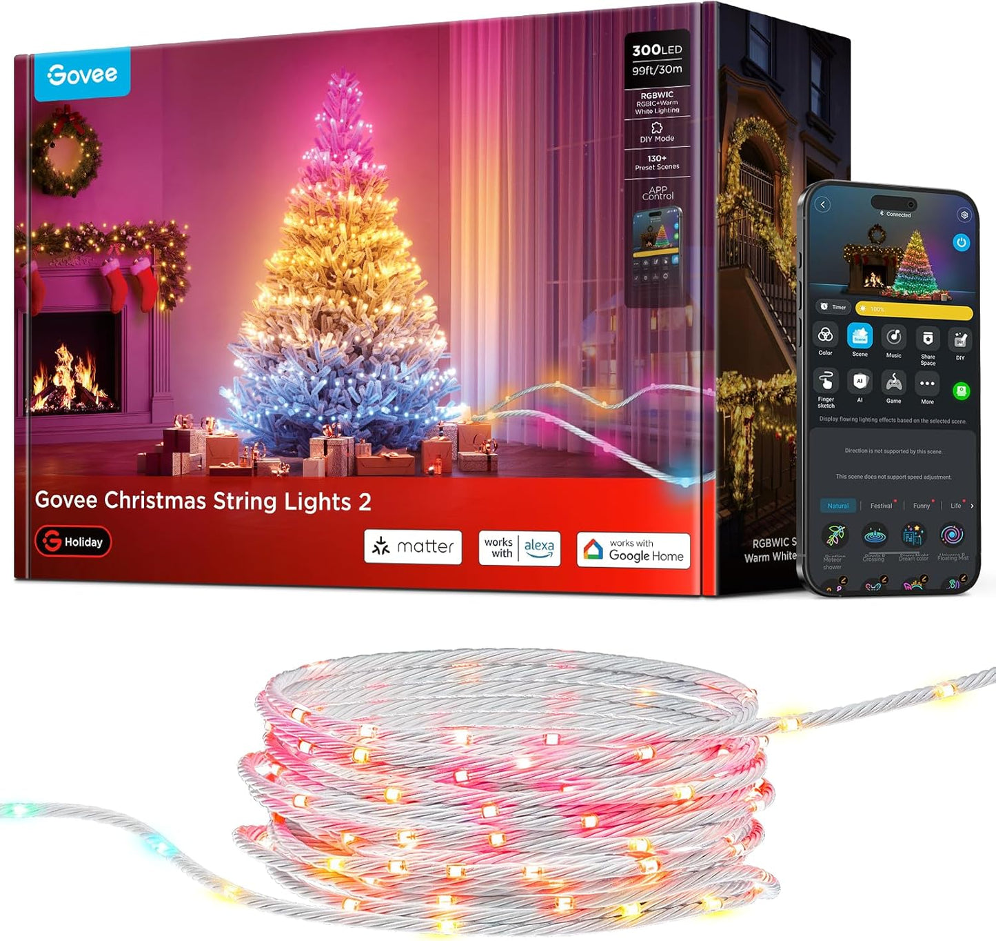 Christmas String Lights 2, 30M
