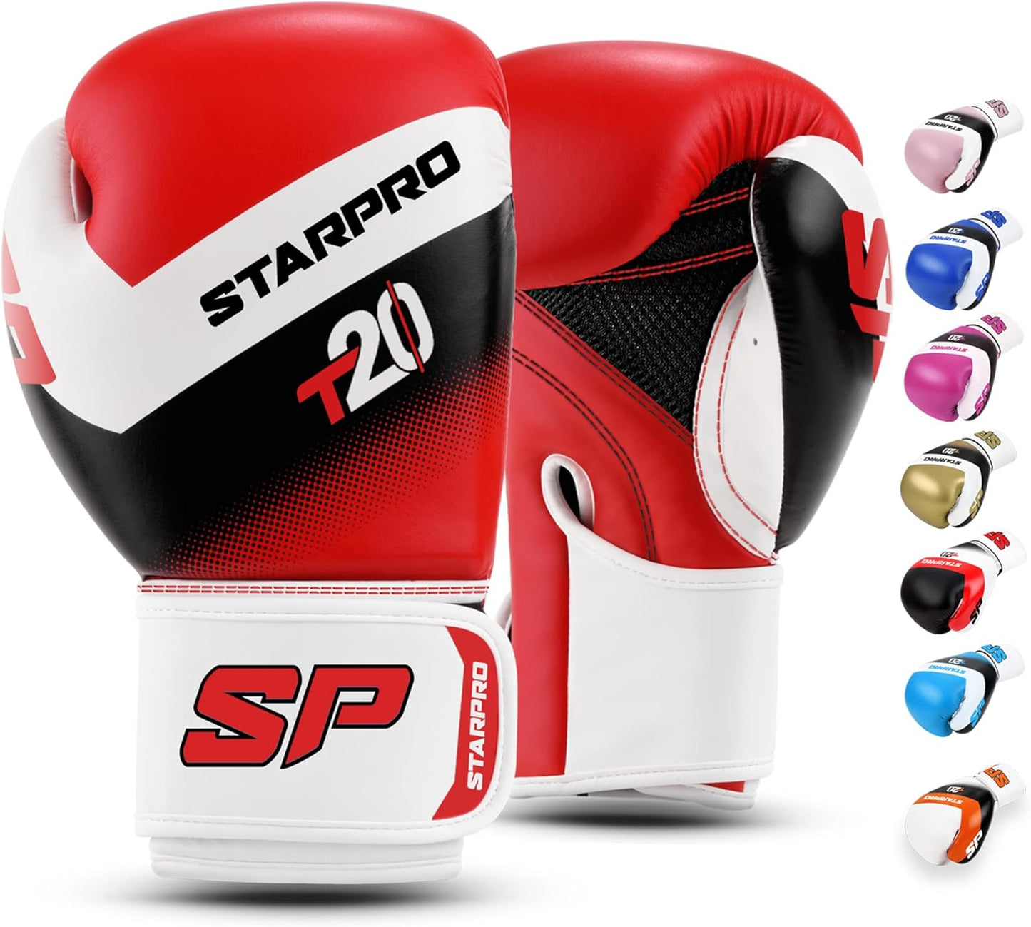 T20 Boxhandschuhe, 16oz Rot