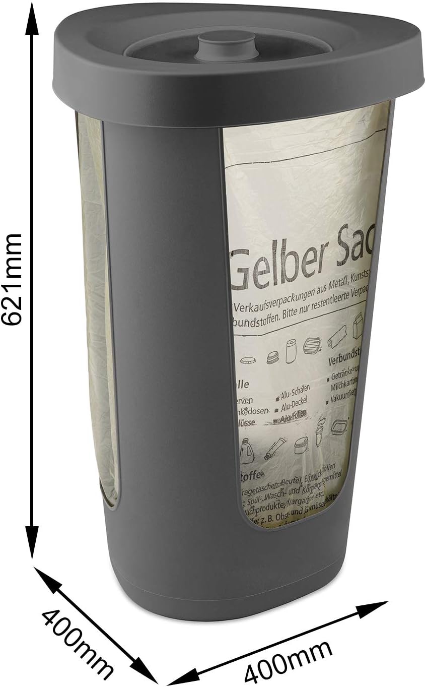 FABU Müllsackständer, 1 x Müllsackständer Anthrazit