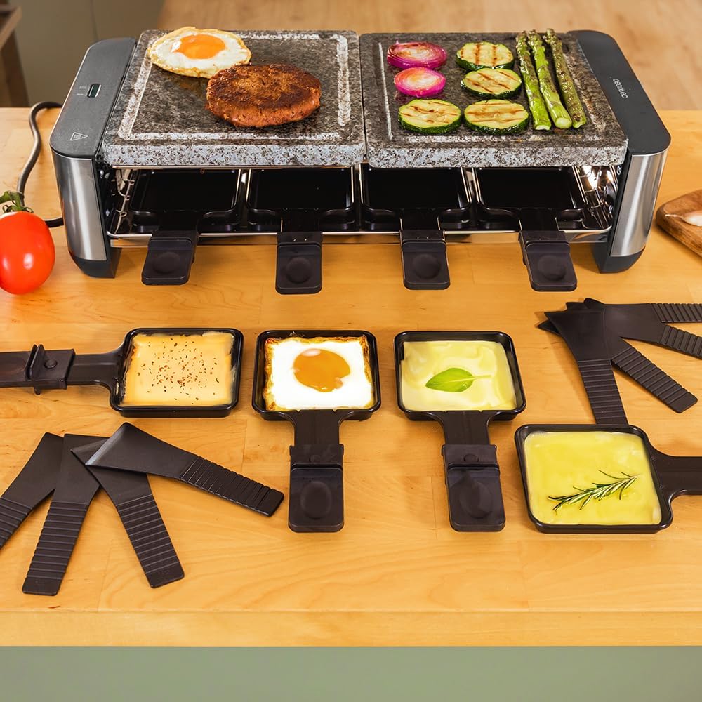 Raclette Grill-Set für 8 Personen, Allstone