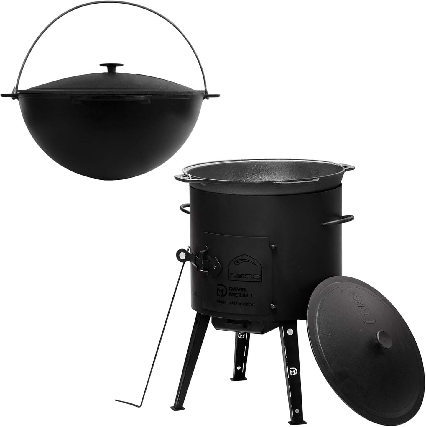Utchak mit Kazan, Ø40 cm + 12 L