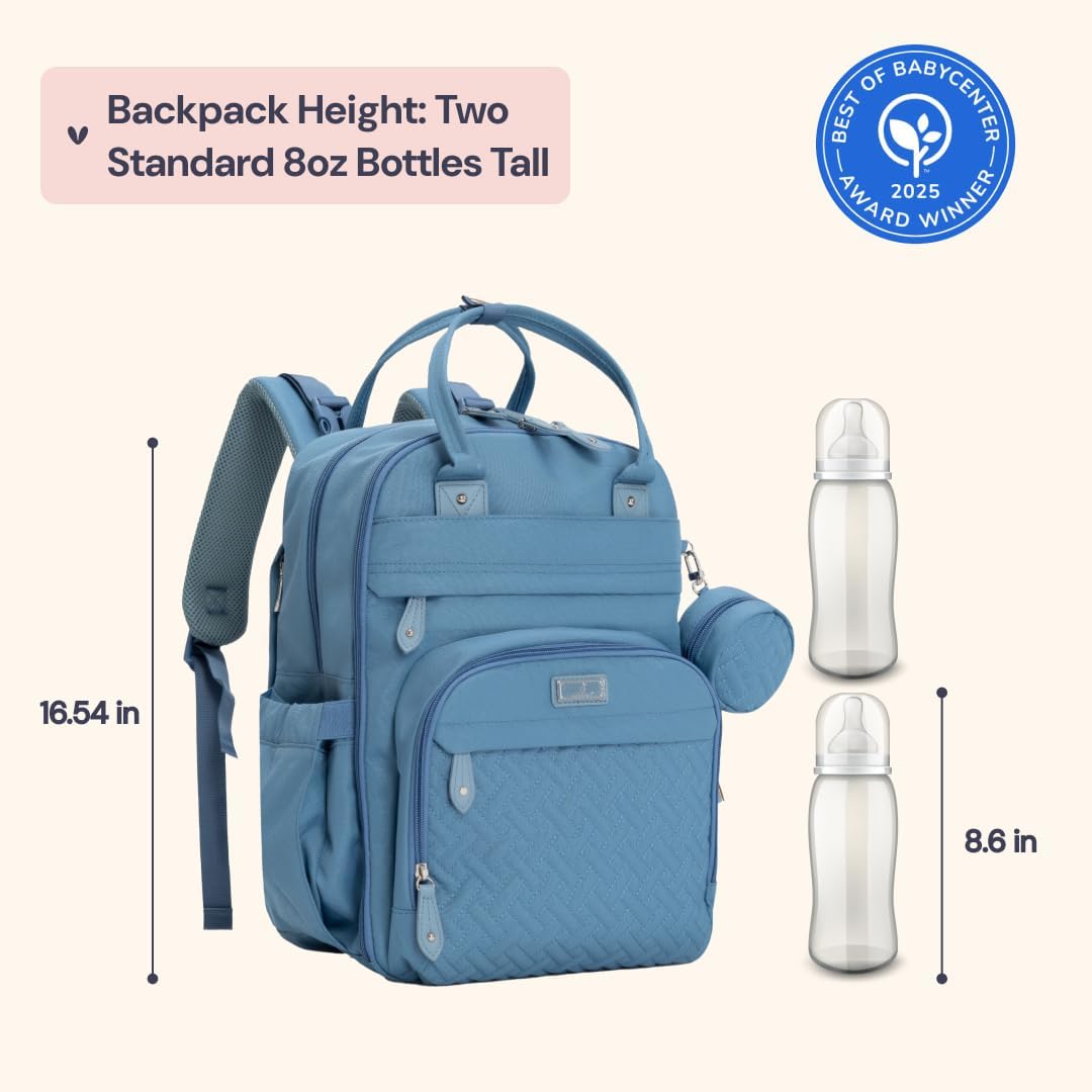 Wickelrucksack, Hellblau