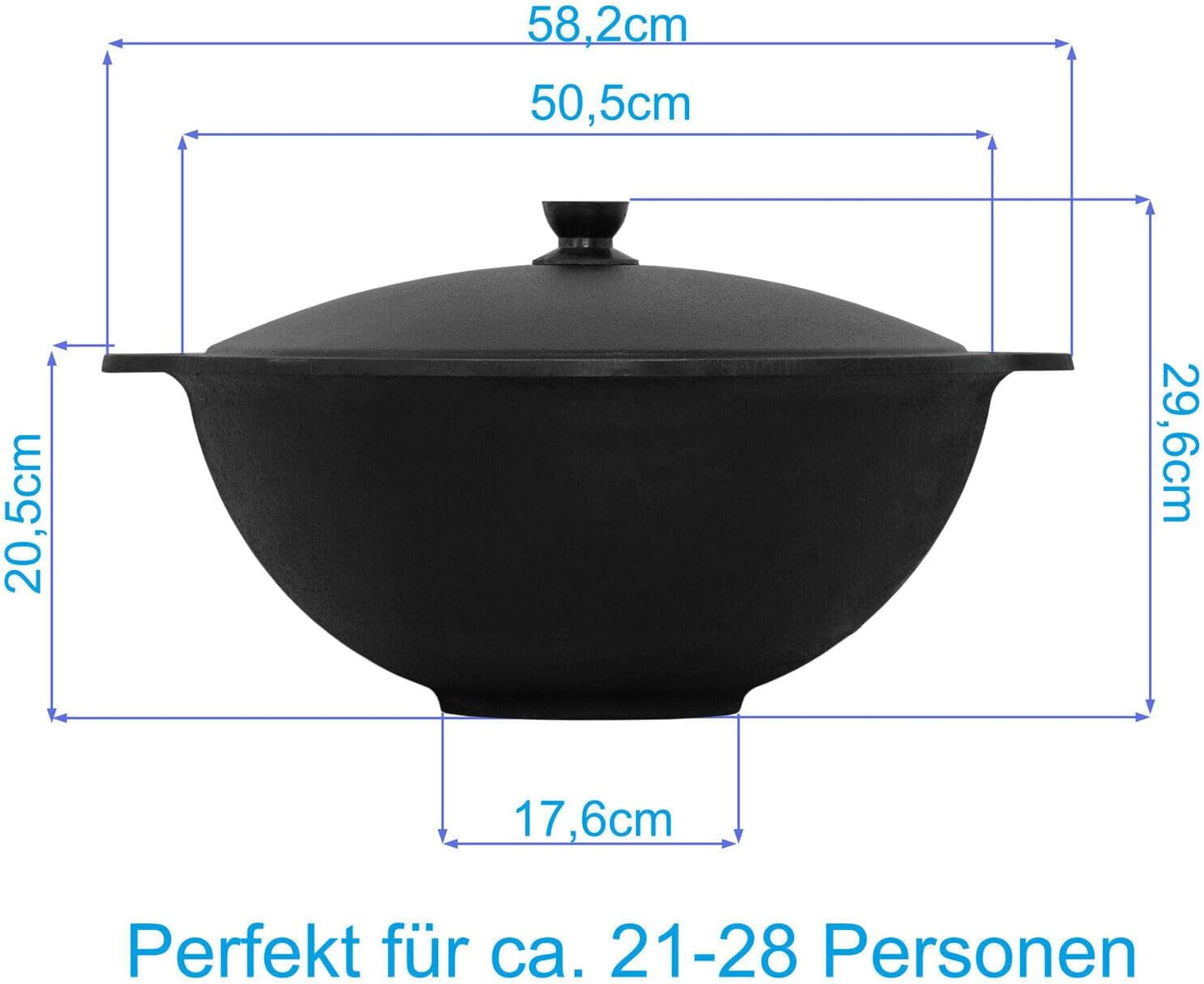 Grillwok, 22 Liter, 22 L